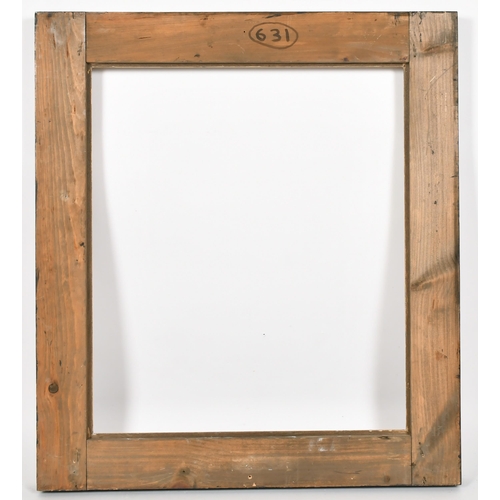 355 - John Davies Framing. A Reproduction Scotia Shelf Frame, with a carved giltwood sight edge, rebate 26... 