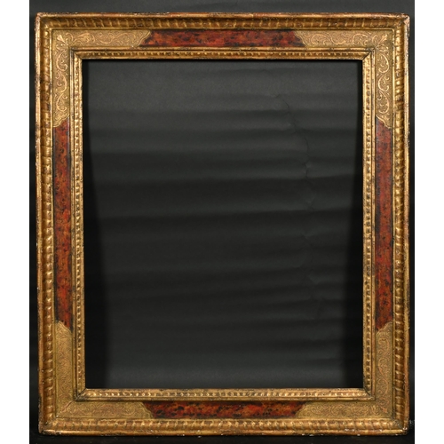 356 - 19th Century Italian School. A Gilt and Painted Cassetta Frame, rebate 26