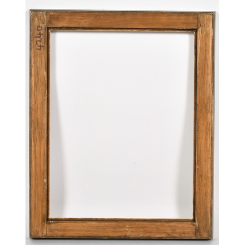 361 - John Davies Framing. A Reproduction Black and Gilt Frame, rebate 25.25