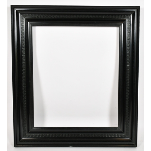 362 - John Davies Framing. A Reproduction Darkwood Van Goyen Frame, rebate 25