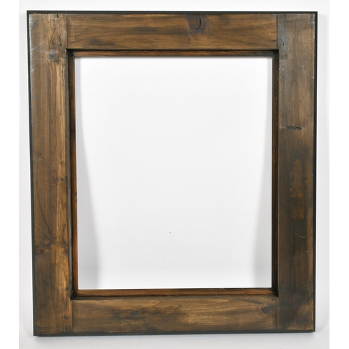 362 - John Davies Framing. A Reproduction Darkwood Van Goyen Frame, rebate 25