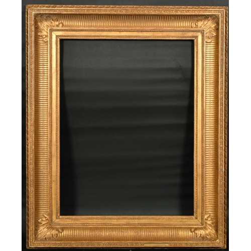 363 - John Davies Framing. A Reproduction Gilt Composition Fluted Neoclassical Frame, rebate 25