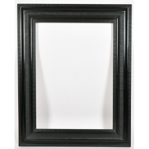 364 - John Davies Framing. A Reproduction Darkwood Reverse Ripple Frame, rebate 25