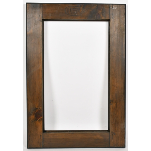 367 - John Davies Framing. A Reproduction Darkwood Reverse Ripple Frame, rebate 24.75