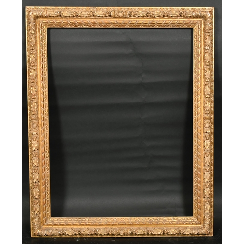 372 - John Davies Framing. A Reproduction Carved Giltwood Louis XIII Style Frame, rebate 24