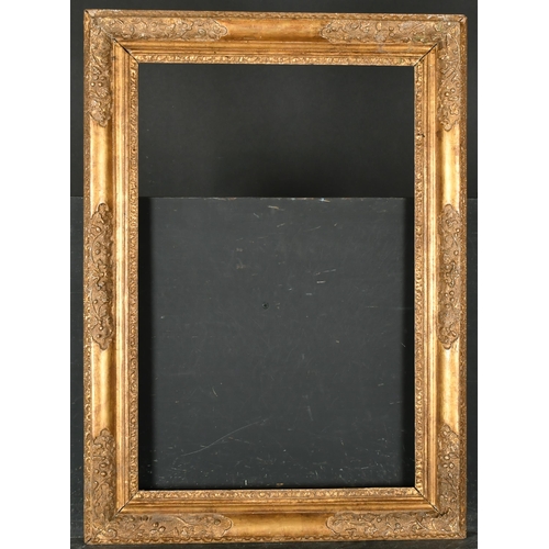 373 - 18th Century English School. A Carved Giltwood Lely Panel Frame, rebate 24