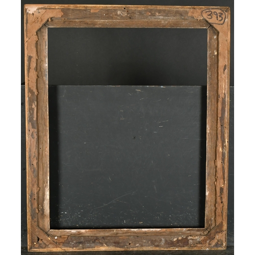 376 - 17th Century French School. A Carved Giltwood Louis XIII Frame, rebate 23.5