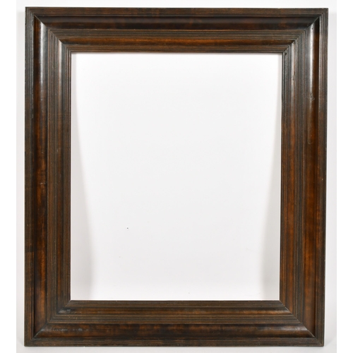 377 - John Davies Framing. A Reproduction Darkwood Two Part Teniers Frame, rebate 23.25