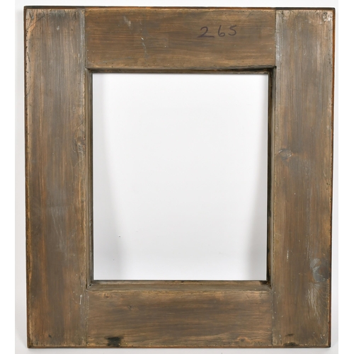 378 - John Davies Framing. A Reproduction Darkwood Reverse Ripple Frame, rebate 23