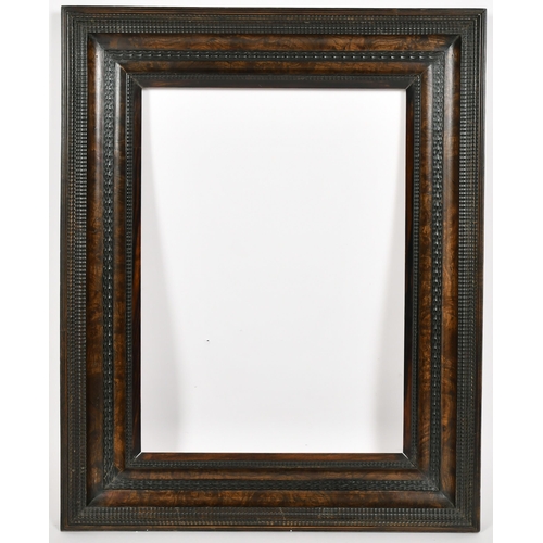 386 - John Davies Framing. A Reproduction Darkwood Douwes Frame, rebate 21.25