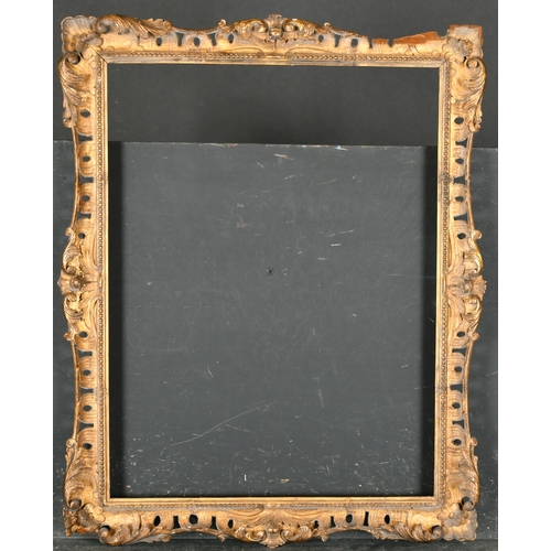 391 - 19th Century English School. A Carved Giltwood Chippendale Style Frame, with swept centres and corne... 