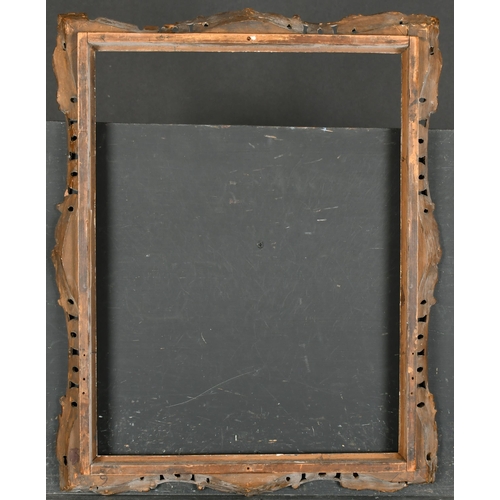 391 - 19th Century English School. A Carved Giltwood Chippendale Style Frame, with swept centres and corne... 