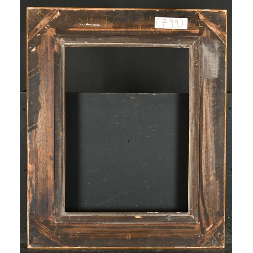 392 - 19th Century European School. A Gilt Composition Reeded Scotia Frame, rebate 20.5