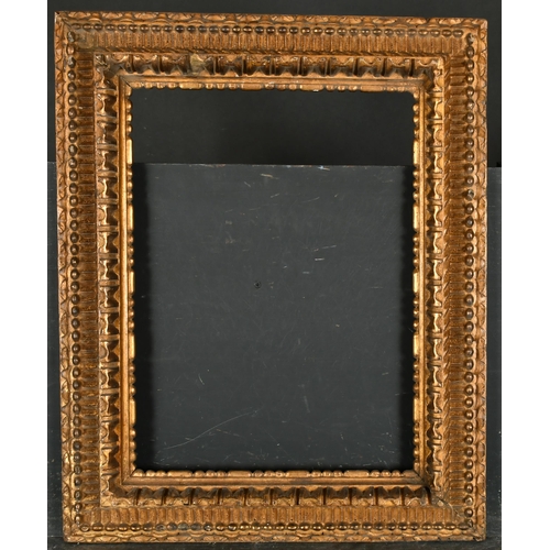 394 - 18th Century Italian School. A Carved Giltwood Fluted Frame, rebate 19.75