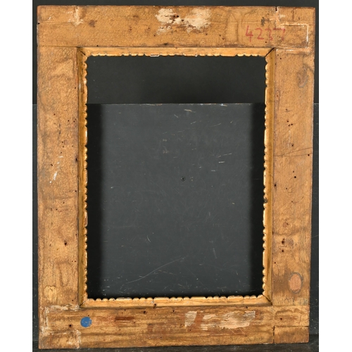 394 - 18th Century Italian School. A Carved Giltwood Fluted Frame, rebate 19.75