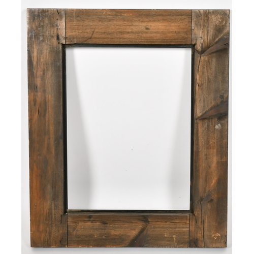 398 - John Davies Framing. A Reproduction Darkwood Combination Profile Frame, rebate 19