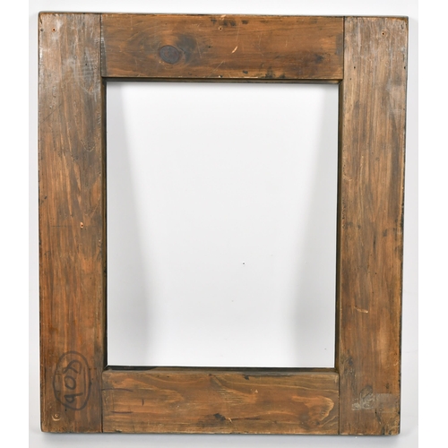 399 - John Davies Framing. A Reproduction Darkwood Ripple Frame, rebate 18.75