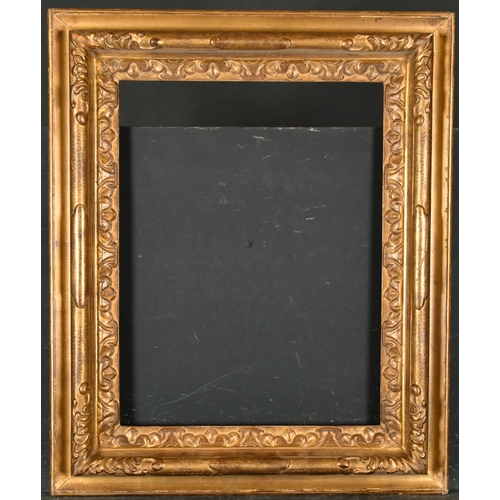 405 - Early 20th Century Italian School. A Carved Giltwood Canaletto Style Frame, rebate 18