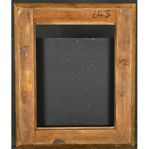 405 - Early 20th Century Italian School. A Carved Giltwood Canaletto Style Frame, rebate 18