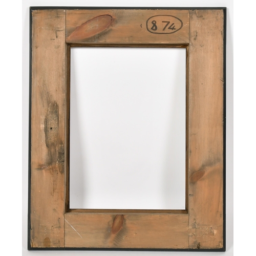 406 - John Davies Framing. A Reproduction Reverse Ripple Frame, rebate 17.75