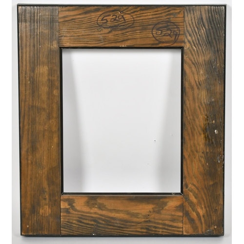 408 - John Davies Framing. A Reproduction Darkwood Cabinet Frame, rebate 16