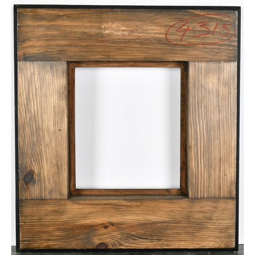 418 - John Davies Framing. A Reproduction Darkwood Weenix Ripple Frame, rebate 8.5