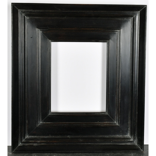 420 - John Davies Framing. A Pair of Reproduction Darkwood Double Flat Cabinet Frames, rebate 7.25