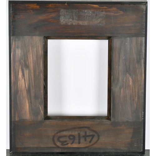 420 - John Davies Framing. A Pair of Reproduction Darkwood Double Flat Cabinet Frames, rebate 7.25