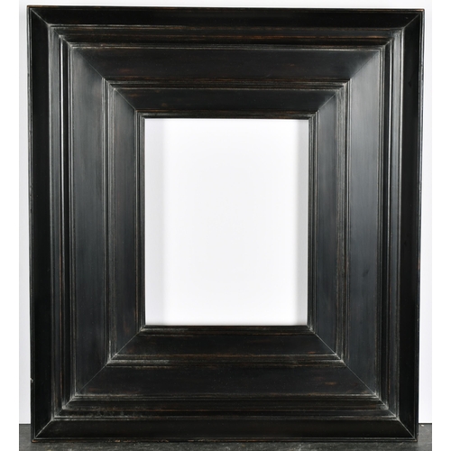 420 - John Davies Framing. A Pair of Reproduction Darkwood Double Flat Cabinet Frames, rebate 7.25