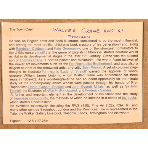 194 - Walter Crane (1845-1915) British. 