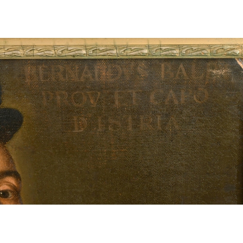 40 - 16th Century Venetian School. Portrait of Bernardo Balbi, Oil on canvas, Inscribed 'Bernardus Balbi/... 