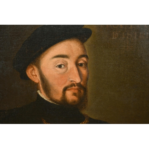 40 - 16th Century Venetian School. Portrait of Bernardo Balbi, Oil on canvas, Inscribed 'Bernardus Balbi/... 