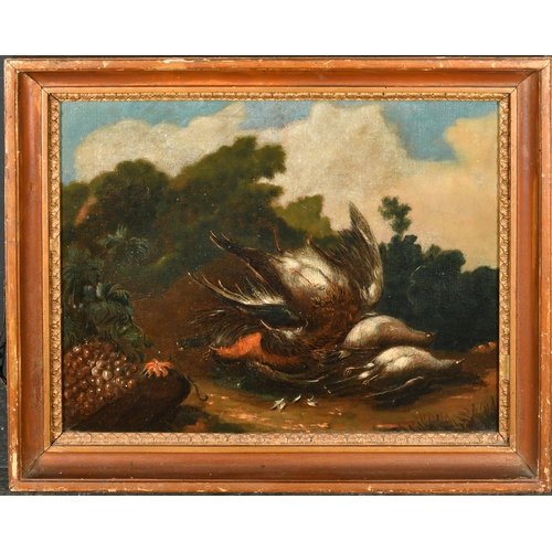 19 - 18th Century Italian School, Still Life with Dead Birds, Oil on canvas, 13.5