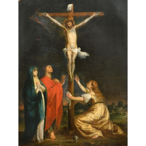 29 - After Peter Paul Rubens (1577-1640) Flemish. The Crucifixion, Oil on canvas, 28.5