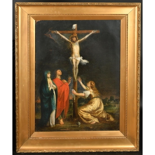 29 - After Peter Paul Rubens (1577-1640) Flemish. The Crucifixion, Oil on canvas, 28.5