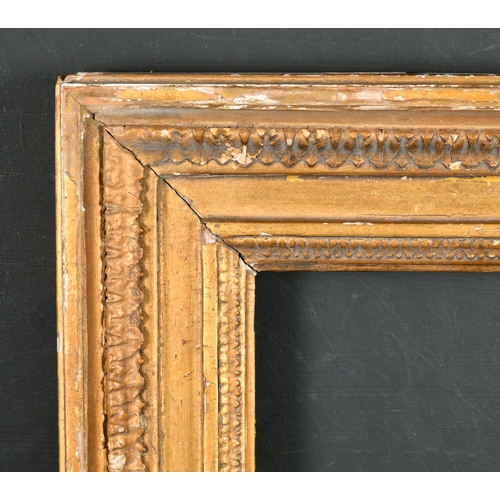 391 - Late 18th Century English School. A Carved Giltwood Dowman Frame, rebate 11.75