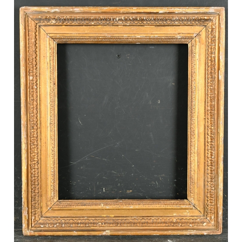 391 - Late 18th Century English School. A Carved Giltwood Dowman Frame, rebate 11.75