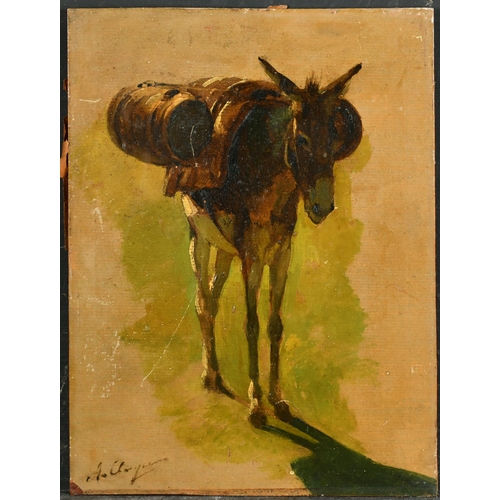 163 - Andre Cluysenaar (1872-1939) Belgian. 'A Belgian Wine Carrier', Oil on paper laid down, Signed, and ... 