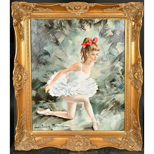 178 - Igor Talwinski (1907-1983) Polish. A Young Ballet Dancer, Oil on canvas, Signed, 24