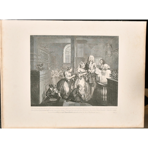 31 - After William Hogarth (1697-1764) British. A Set of Eight Plates of 