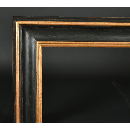 316 - 20th-21st Century English School. An Italian Style Black and Gilt Frame, rebate 38.5