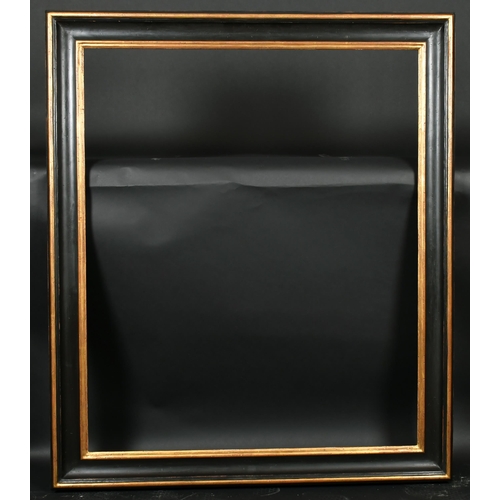 316 - 20th-21st Century English School. An Italian Style Black and Gilt Frame, rebate 38.5