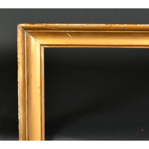 317 - 19th Century English School. A Hollow Gilt Composition Frame, rebate 36.75