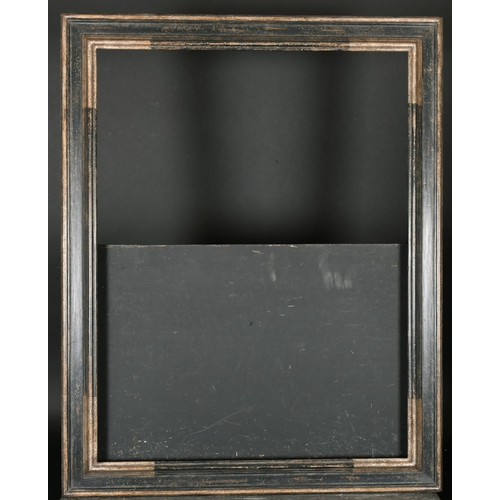 328 - 20th-21st Century English School. An Italian Style Black and Gilt Frame, rebate 31.25