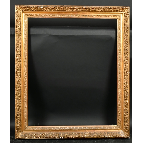 330 - 19th Century European School. A Gilt Composition Frame, rebate 30.5