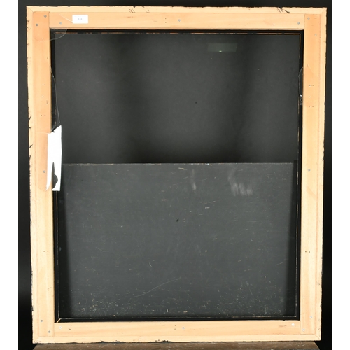 331 - 20th Century Dutch School. A Darkwood Frame, with inset glass, rebate 30.25