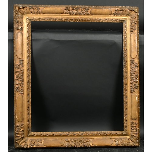 337 - 18th Century English School. A Carved Giltwood Frame, rebate 30