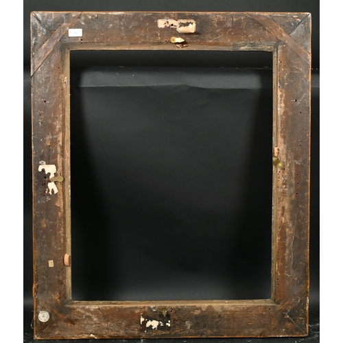 346 - 18th Century French School. A Carved Giltwood Louis Frame, with swept corners, rebate 29