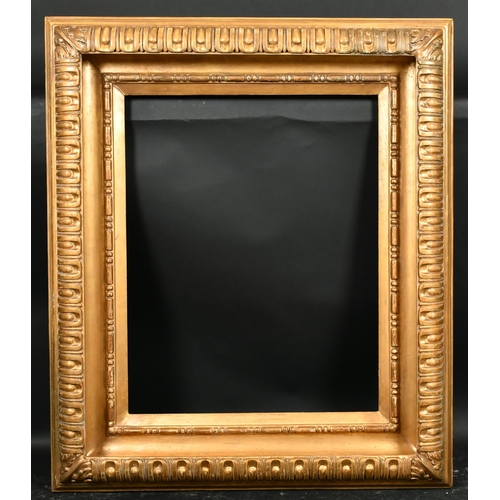 355 - 19th Century Italian School. A Deep Hollow Gilt Frame, rebate 26