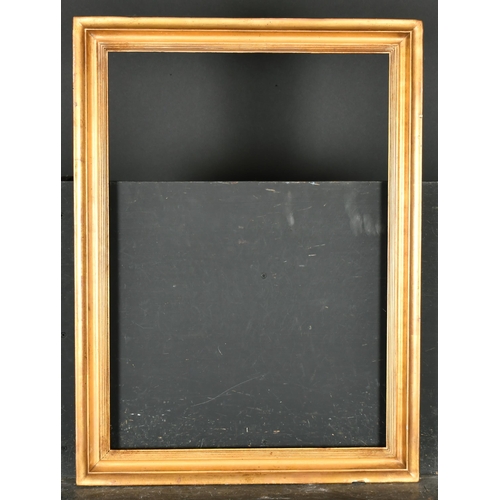 358 - 19th Century English School. A Hollow Gilt Frame, rebate 25.5